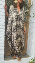 Charger l'image dans la galerie, Robe tunique tie and die gris
