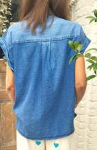 Charger l'image dans la galerie, Chemisette jean tencel
