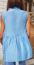 Charger l'image dans la galerie, Blouse broderie Bleu ciel / Jaune Pâle / Rose pâle / Beige
