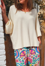 Charger l'image dans la galerie, Pull maille manches courtes Ecru / Beige / Kaki / Noir / Marine
