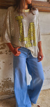 Charger l'image dans la galerie, Tee shirt sequins oversize LA
