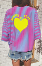 Charger l'image dans la galerie, Tee shirt rayé Summer of Love
