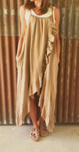 Charger l'image dans la galerie, Robe lin Froufrou Taupe ou Blanc
