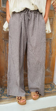 Charger l'image dans la galerie, Pantalon vichy Chocolat ou beige
