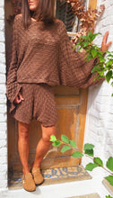 Charger l'image dans la galerie, Ensemble short maille chocolat
