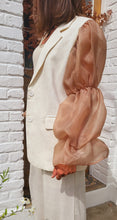 Charger l'image dans la galerie, Veste lin manches tulle
