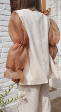 Charger l'image dans la galerie, Veste lin manches tulle
