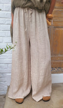 Charger l'image dans la galerie, Pantalon lin beige
