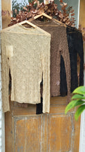 Charger l'image dans la galerie, top resille Noir / Taupe / Beige
