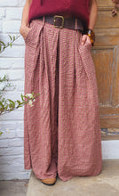 Charger l'image dans la galerie, Pantalon vichy bordeaux
