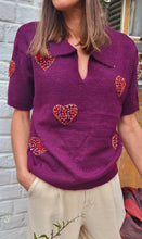 Charger l'image dans la galerie, Polo maille coeur pierre Bordeaux ou Beige
